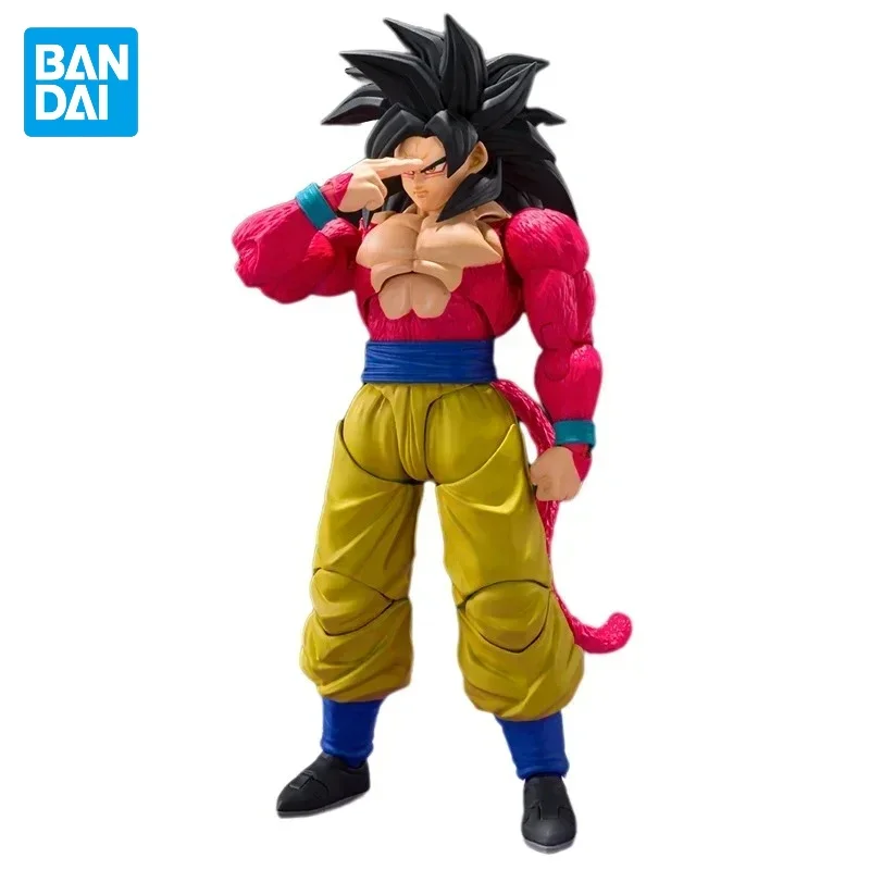 

Original Bandai S.H.Figuarts SHF Dragon Ball GT Super Saiyan 4 Son Goku Anime Action Figure Model Toys Gifts For Kids In Stock