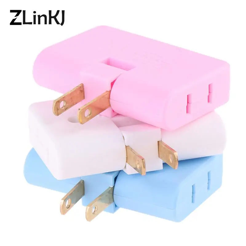 1 Stuk Van Draaibare Socket Converter Een In Drie 180 Graden Extension Plug Multi Plug Mini Slim Wireless Outlet Adapter