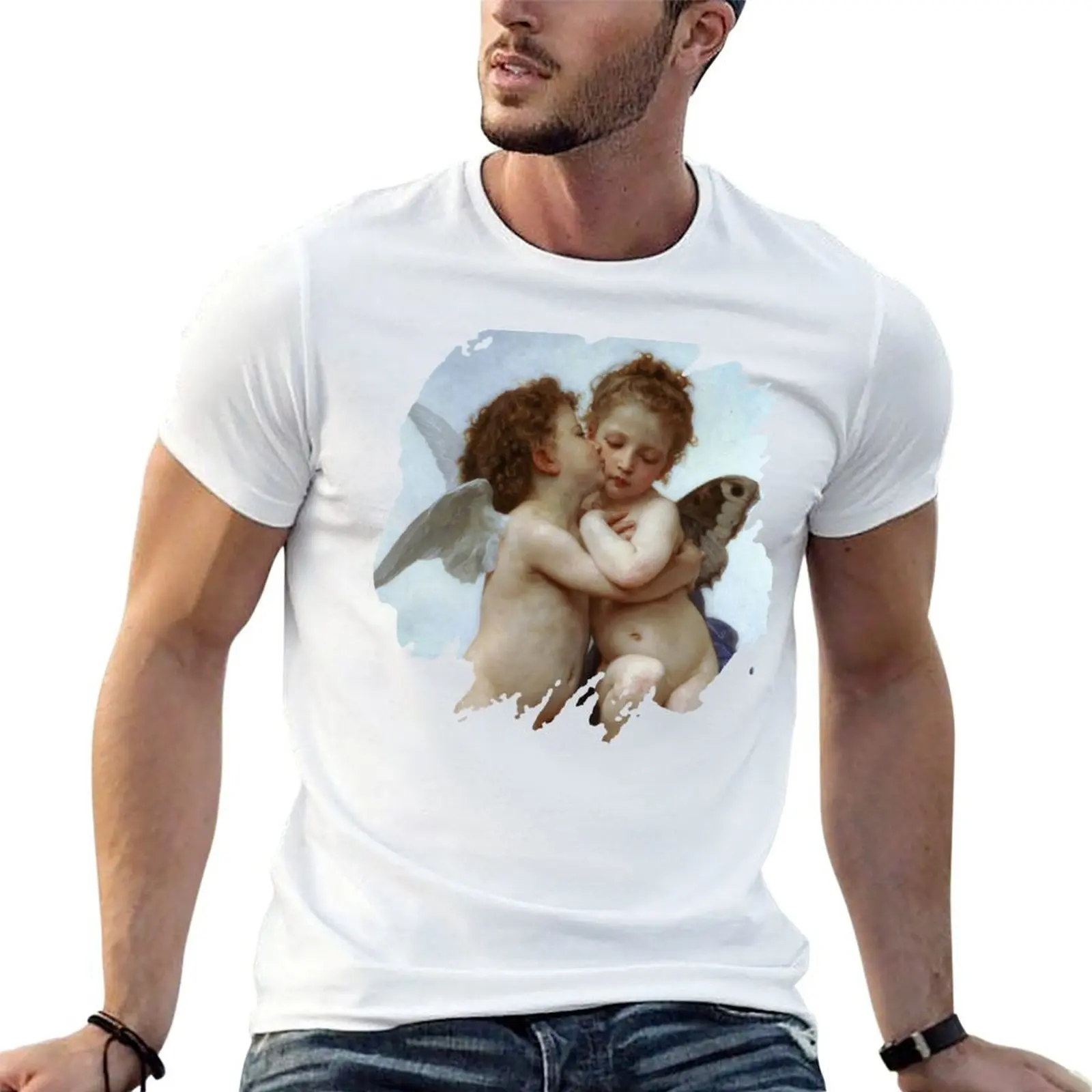 Cupid and Psyche Children Particular T-Shirt t shirt custom print cotton t shirt man T-Shirt