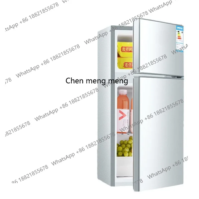 Small rental house rental room first-class energy-saving household double-door dormitory freezer