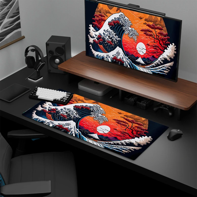 Non-Slip Gaming Mouse Pad, HD Mousepad, tapete de teclado mecânico, Office Mouse Mats, Home Custom, XL, XXL
