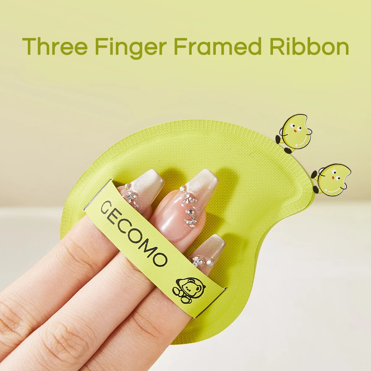 GECOMO 2 pièces bouffantes de poudre de guimauve en forme de mangue humide et sec double usage éponge de maquillage douce et respectueuse de la peau