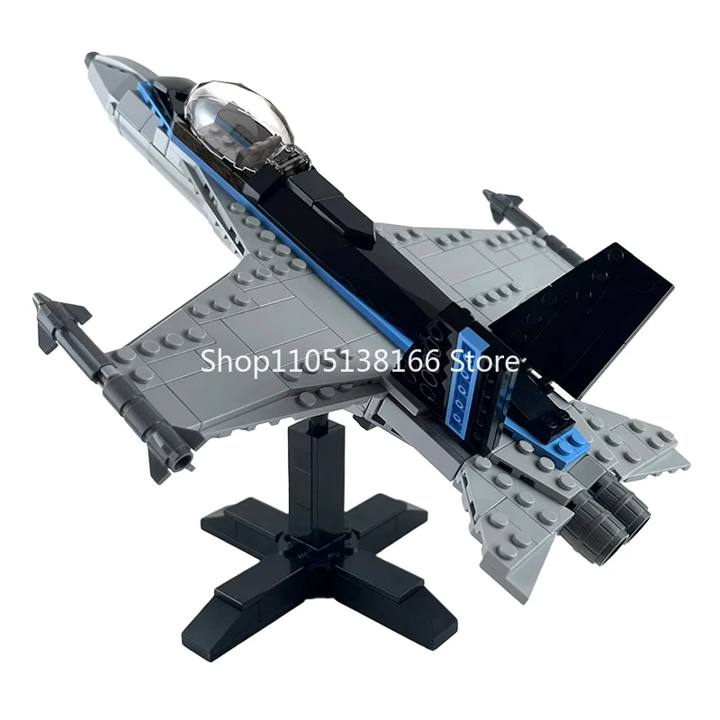 

Набор строительных блоков MOC-113748 F-18: современный истребитель, модель тактического самолета с подставкой для демонстрации, для любителей авиации