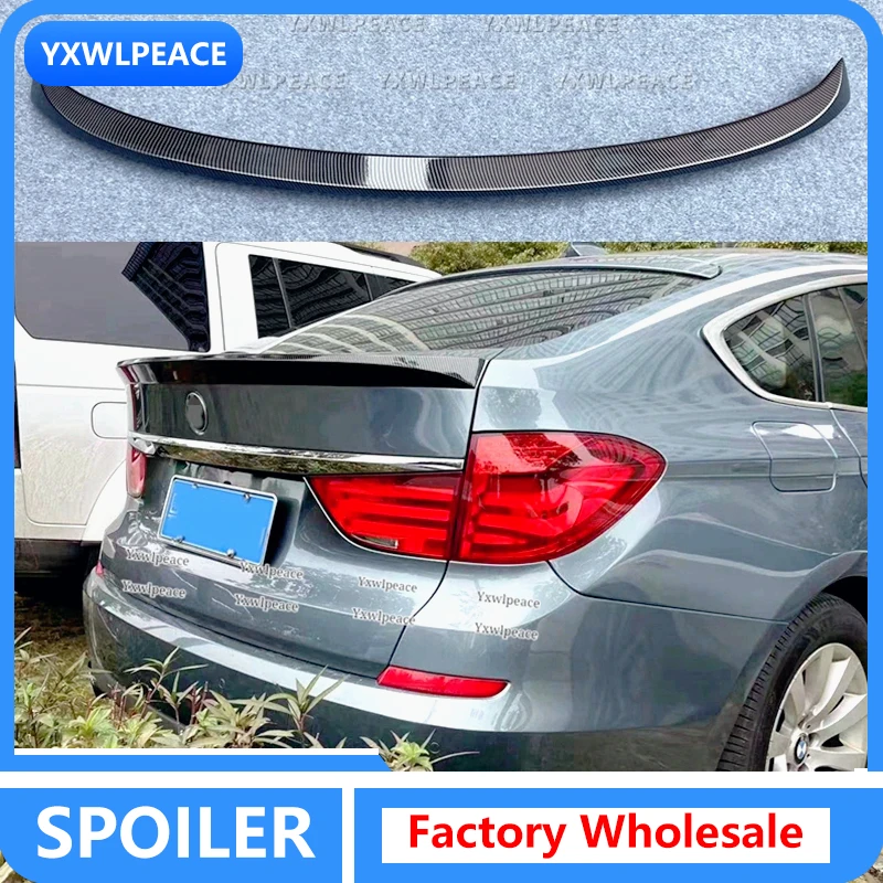 

For BMW 5 Series GT F07 Spoiler 2010-2013 High Quality ABS Plastic AC Style Rear Trunk Lip Spoiler Body Kit Accessories