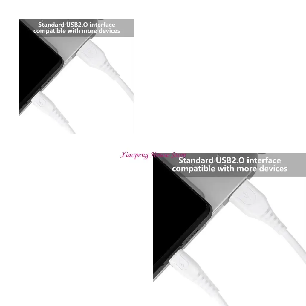 CALIDAD USB C A USB conector recto cable carga Cable USB 77JC