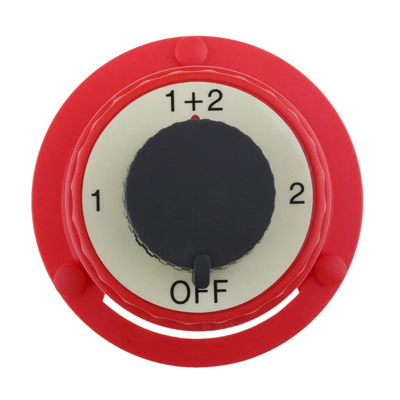 Stainless steel marine hardware, ship switch, red four-speed knob switch, ship and yacht accessories
