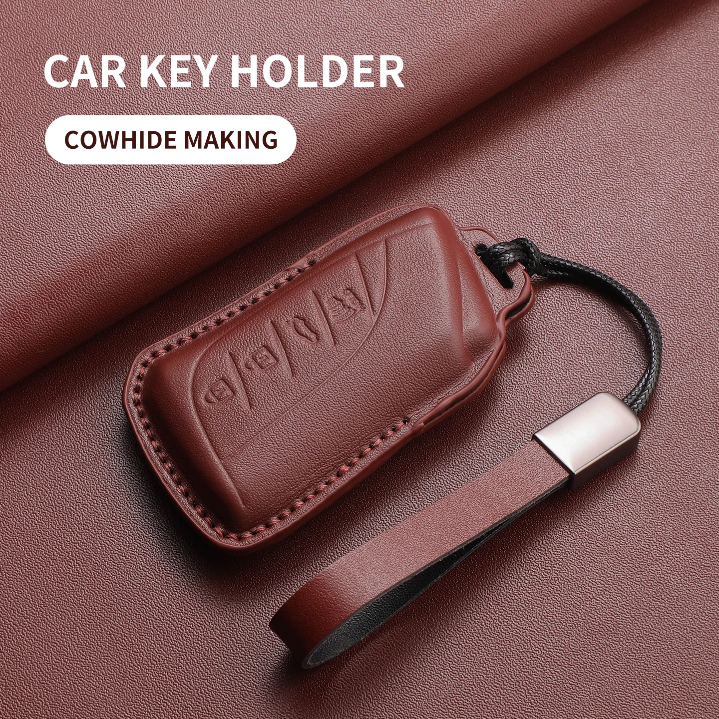 Genuine Leather Car Key Case Cover for Lexus NX ES UX US RC LX GX IS RX 200 250h 350h LS 450h 260h 300h UX200 Car Keychain Shell
