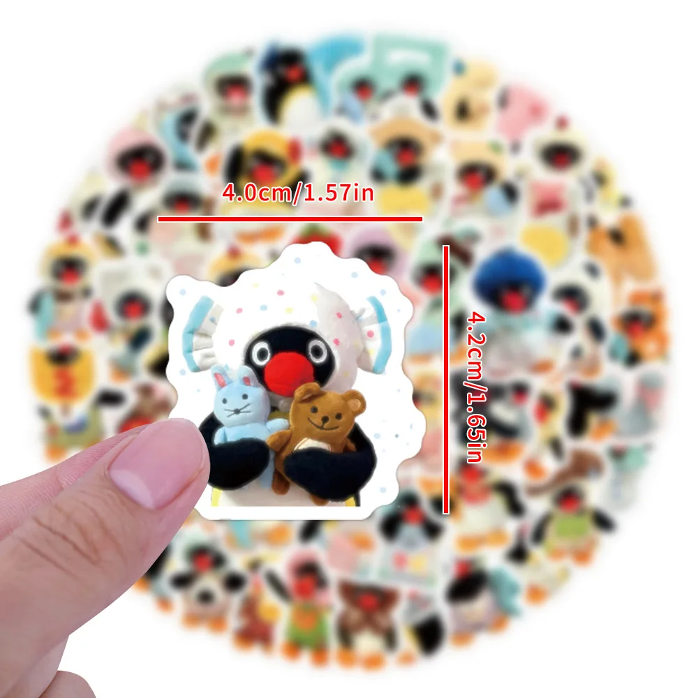 105 New Pingu Penguin Graffiti Stickers Decorative Refrigerator Skateboarding Water Cups Personalized Stickers Gift