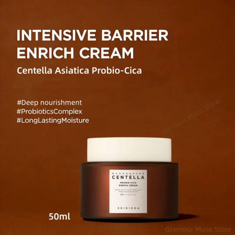 קרם לחות לפנים Skin1004 Centella Probio-Cica Enrich, קרם נגד קמטים, מחזק את העור, מוצרי טיפוח קוריאניים
