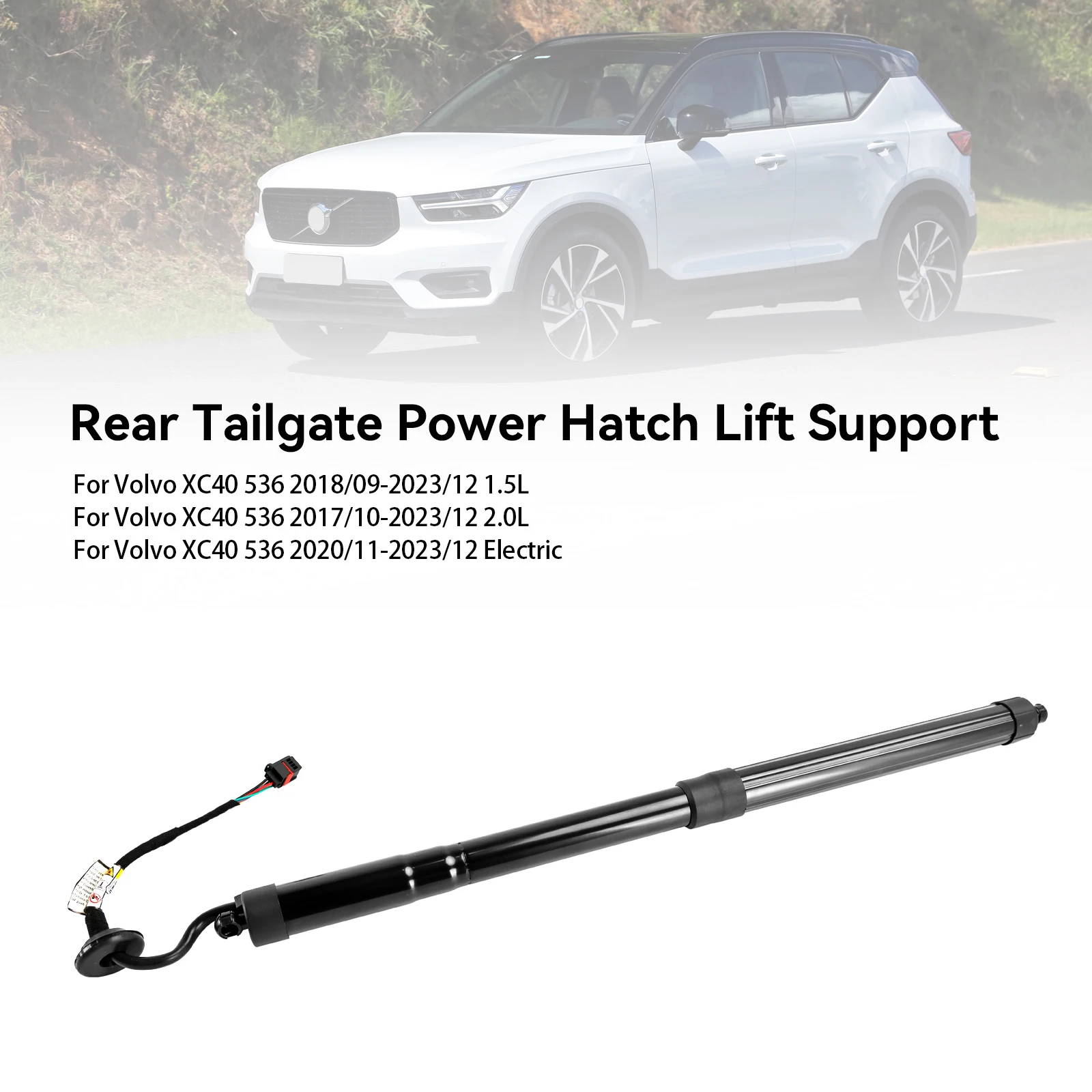 2PCS Rear Electric Tailgate Gas Strut 32296296 fit for Volvo XC40 536 2019-2023