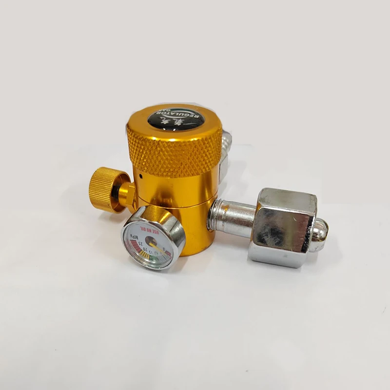 Gas Pressure Reducer Regulator Flow Meter Oxygen/ Acetylene/ Propane Meter Gauge, Pressure Reducing Valve for Welding Cutting