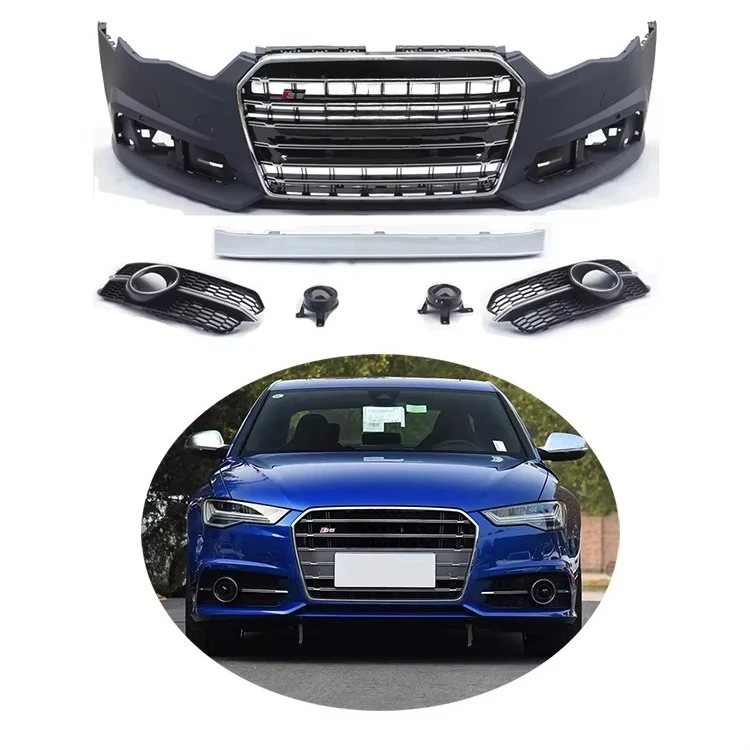 

Wholesale Price Auto Body Kits for A6L Refit to S6 Front Bumper with Grille for S6 2016 2018