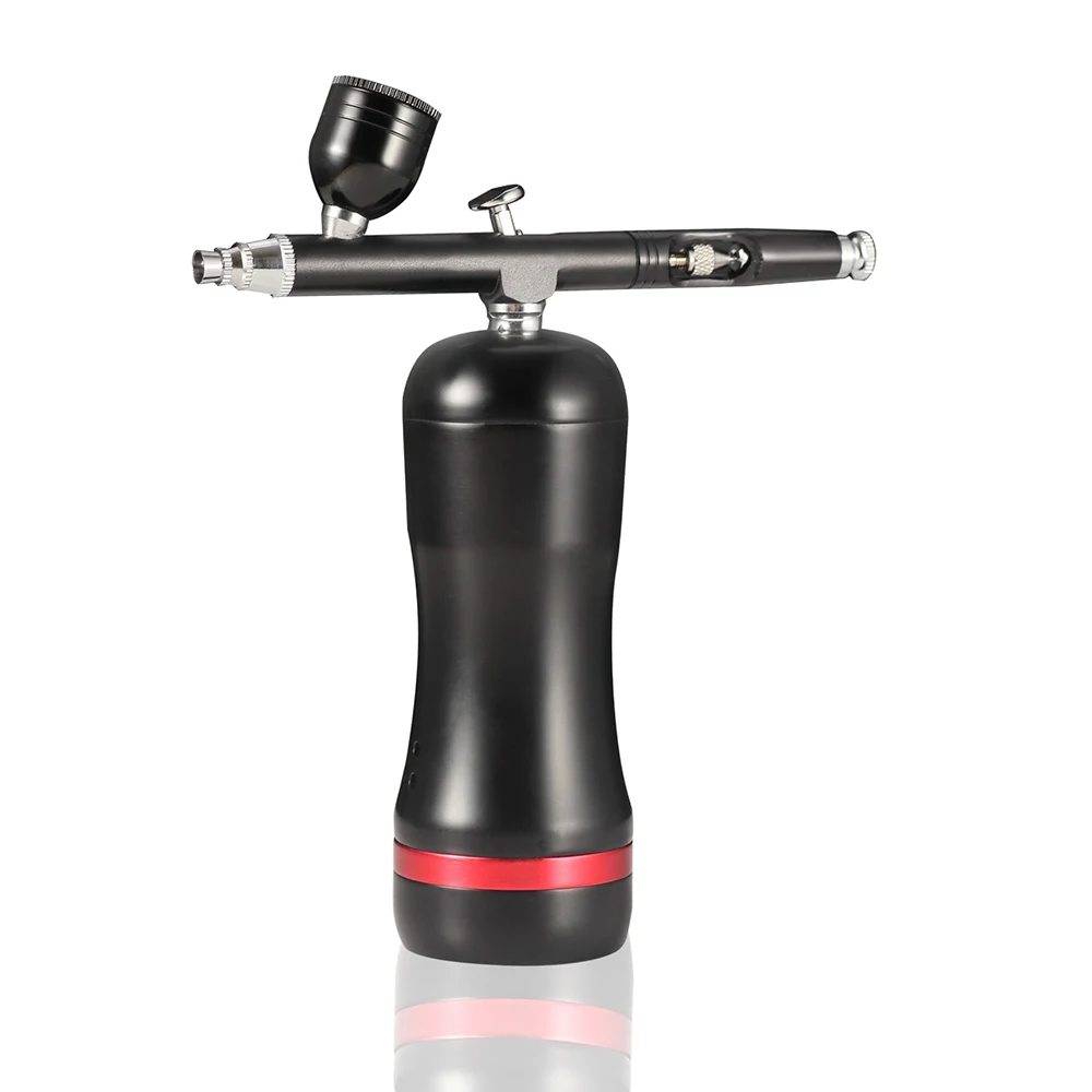 

Новый оптовый беспроводной аэрограф для украшения торта, ногтей, комплект модели хобби, компрессор для татуировок, мини-спрей, аэрограф для салона