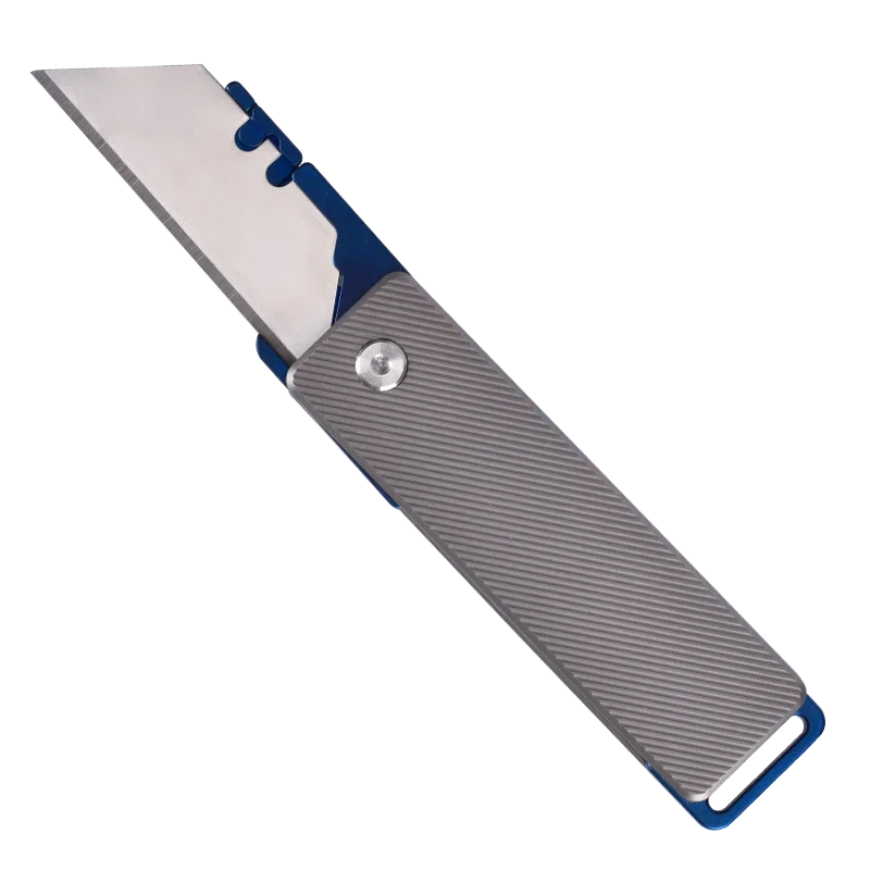 Titanium Alloy Folding Utility Knife Multifunctional Paper Cutting Camping EDC Knives Tool Outdoor Replacement SK5 Blades Gift