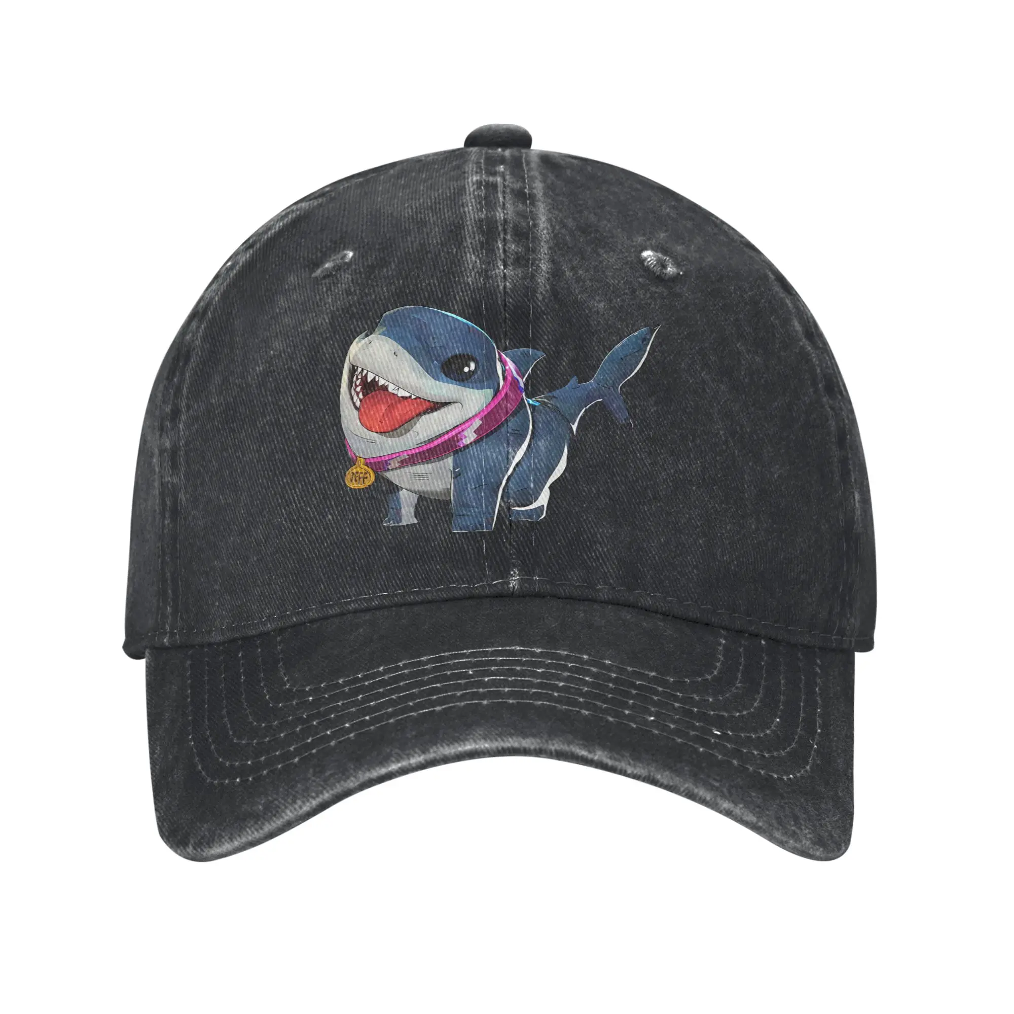 Jeff the Land Shark Fashion Baseball Cap  Outdoor Luxury Woman Cap  Wild Fishing Luxury Woman Cap