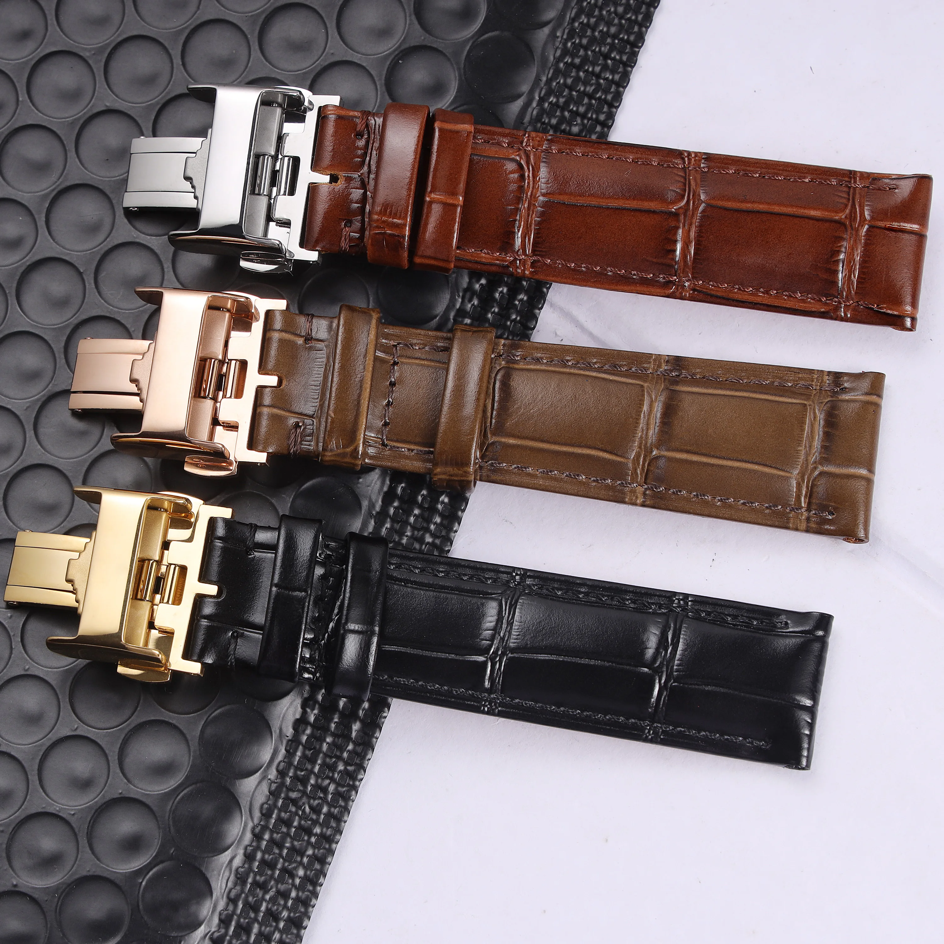 

13 14 15 18 19 20 21mm black brown blue genuine leather watchband for Longines watch strap men women wrist bracelet