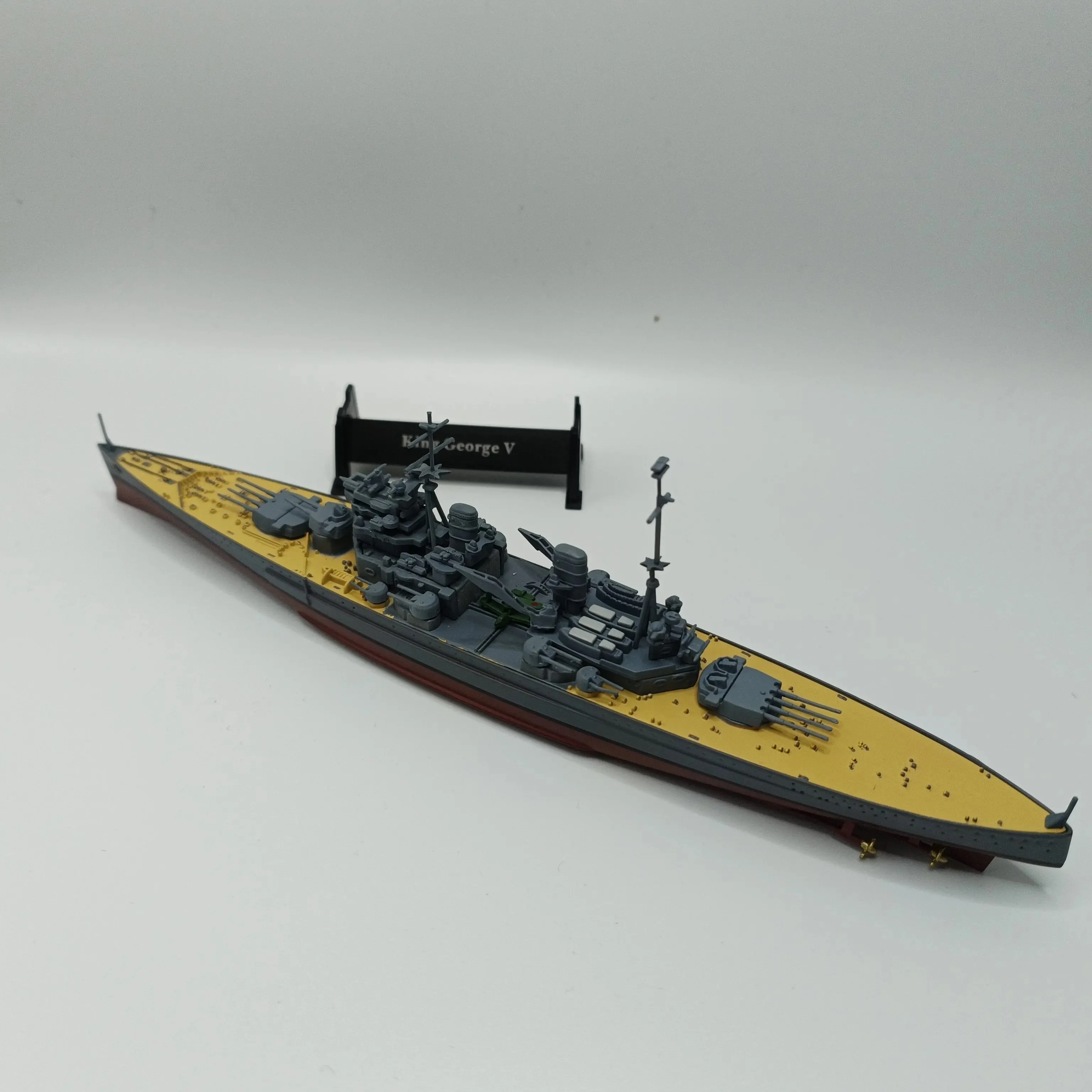 Woma 1/1000 Scale WW2 Military Warships KMS Prince of Wales 1941 King George V 1940  Battleship Collection Model Kids Christmas