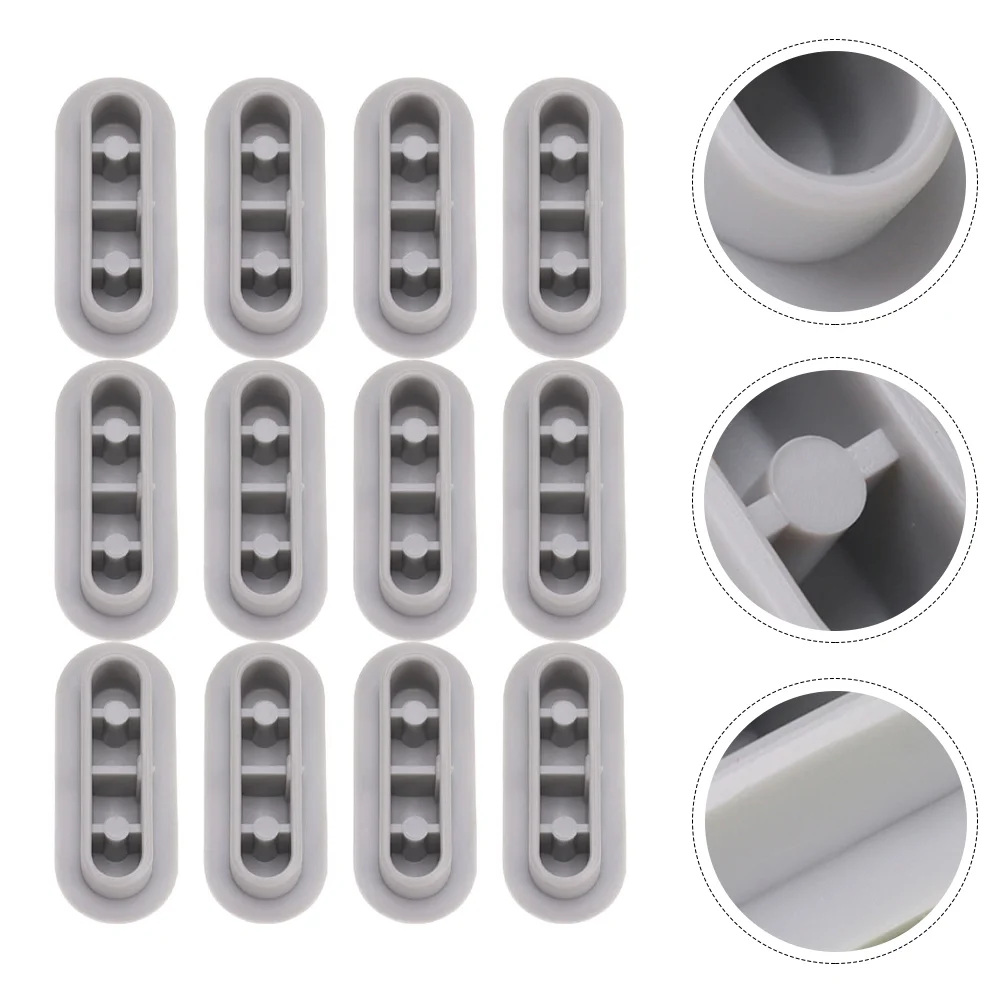 12 Pcs Toilet Plug Gasket Lid Portable Seat for Kids Plastic Bidet Cushioning Pads