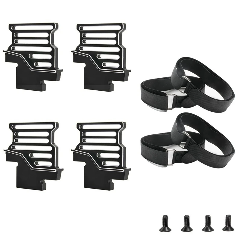 For Traxxas 1/6 4WD XTR 8S Battery Holder Booster Fixing Base Nylon Sticker XTR Battery Booster Durable Black