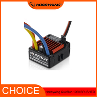 HOBBYWING QuicRun WP-1060 60A Brushed Waterproof ESC – 1/10 RC Crawler Car, High-Torque, 4WD Compatible