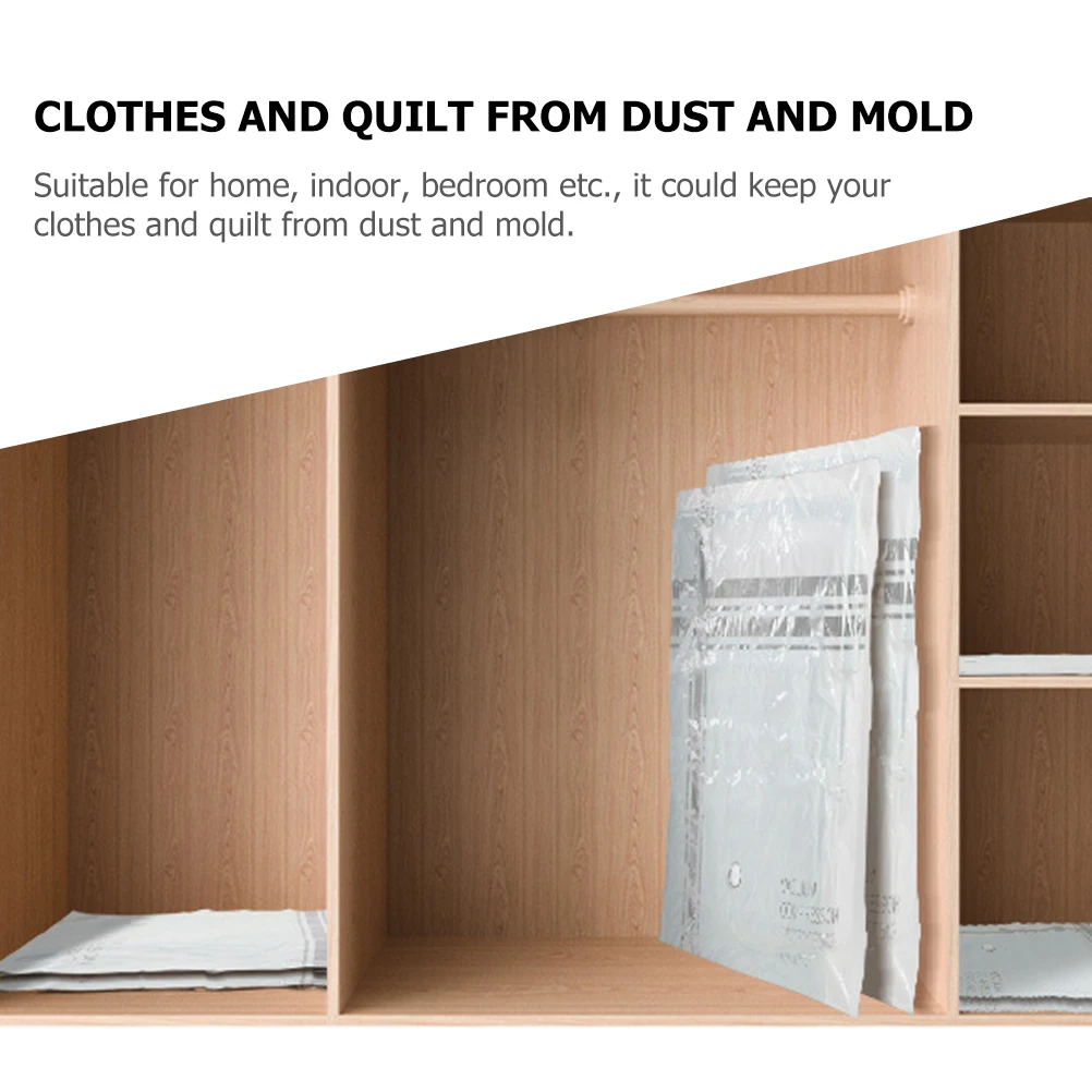 

Vacuum Storage Bags Space Saver Waterproof PA PE Material Compressed Bag Zipper Mini Quilt Foldable Travel