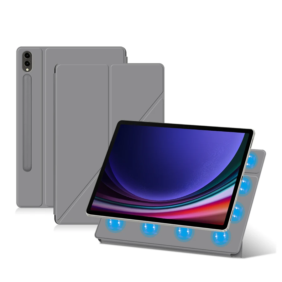 Magnetische Hülle für Samsung Galaxy Tab S9 S10 FE S7 S8 Plus S9FE S7FE S9+ S8+ S8 S9 S10 Ultra Talbet Stand Smart Shell Cover Cases – Detail 29