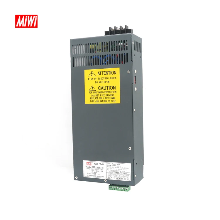 MIWI SCN-1000-15 66A 1000W 15V Ac input switching power supply