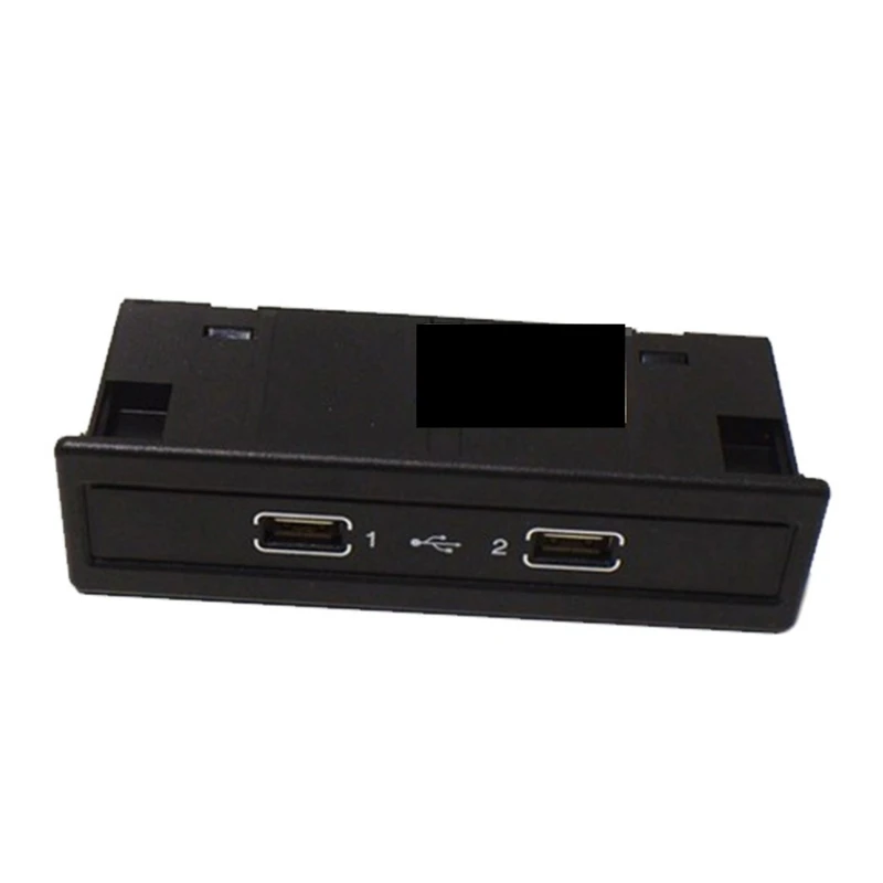 D5BE Car USB Multimedia Panel A2058200326 with Two Front USB Ports for W205 X253 W213 Console Access Repair and