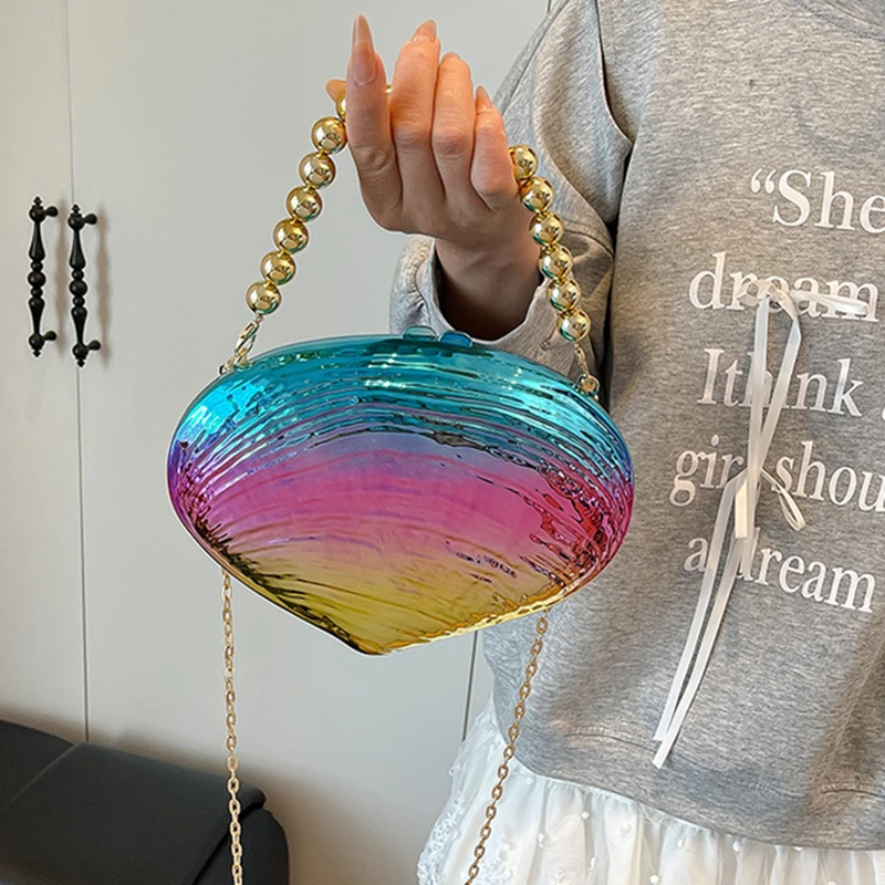 

Luxury Acrylic Evening Clutch Bag Women Shoulder Bag Handbag And Crossbody Bags Fashion Party Prom Wedding Shell Designer Purse