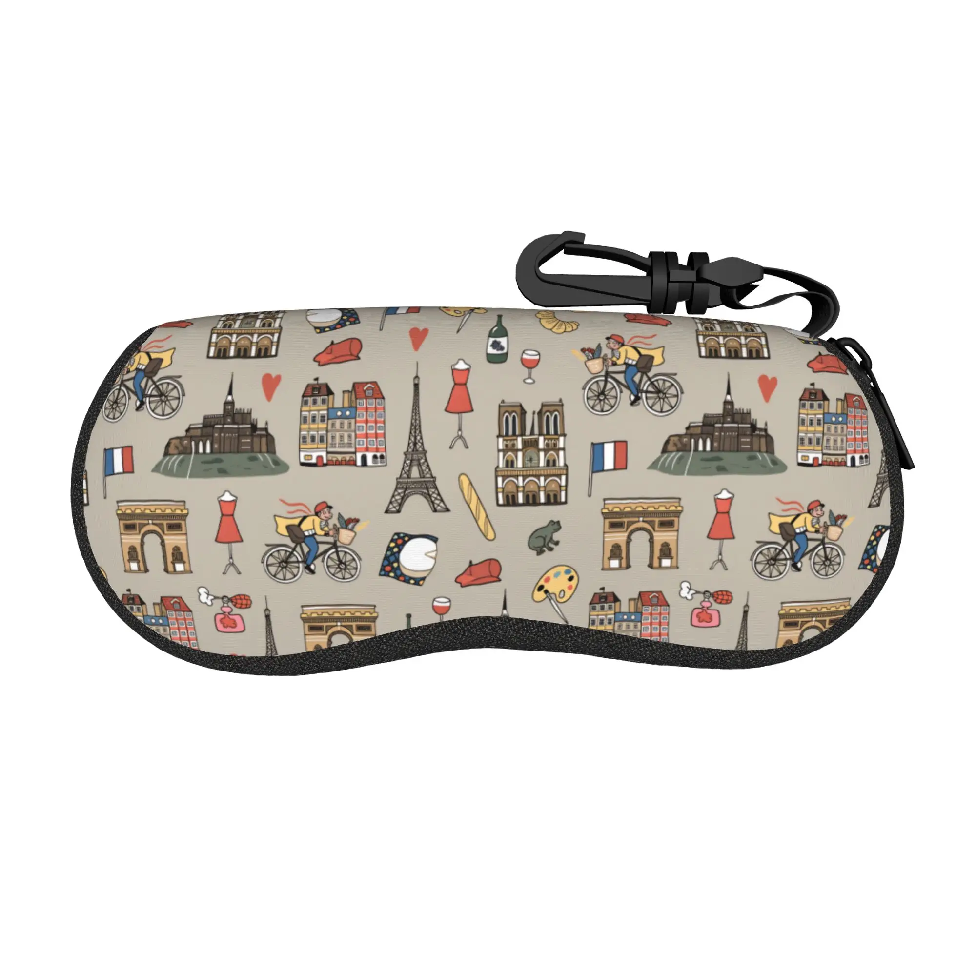 Funda para gafas de sol con estampado de moda, funda protectora para gafas de sol unisex, protector diario para gafas, accesorio suave para gafas