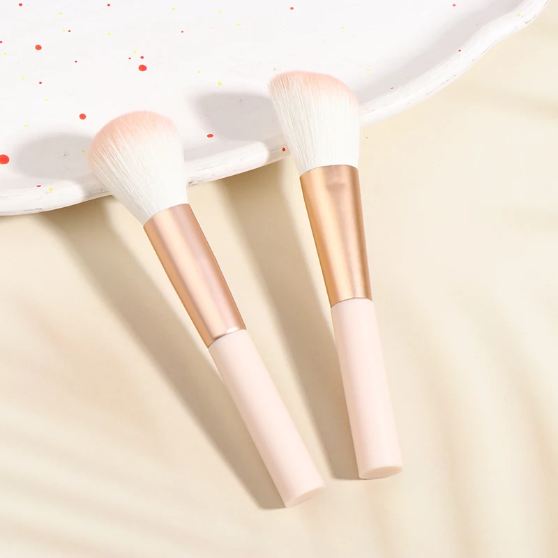 [JN] فرش مكياج صغيرة احترافية لأدوات كريم الأساس السائل وأحمر الخدود وخافي عيوب البشرة وظلال الأنف وأدوات الوجه