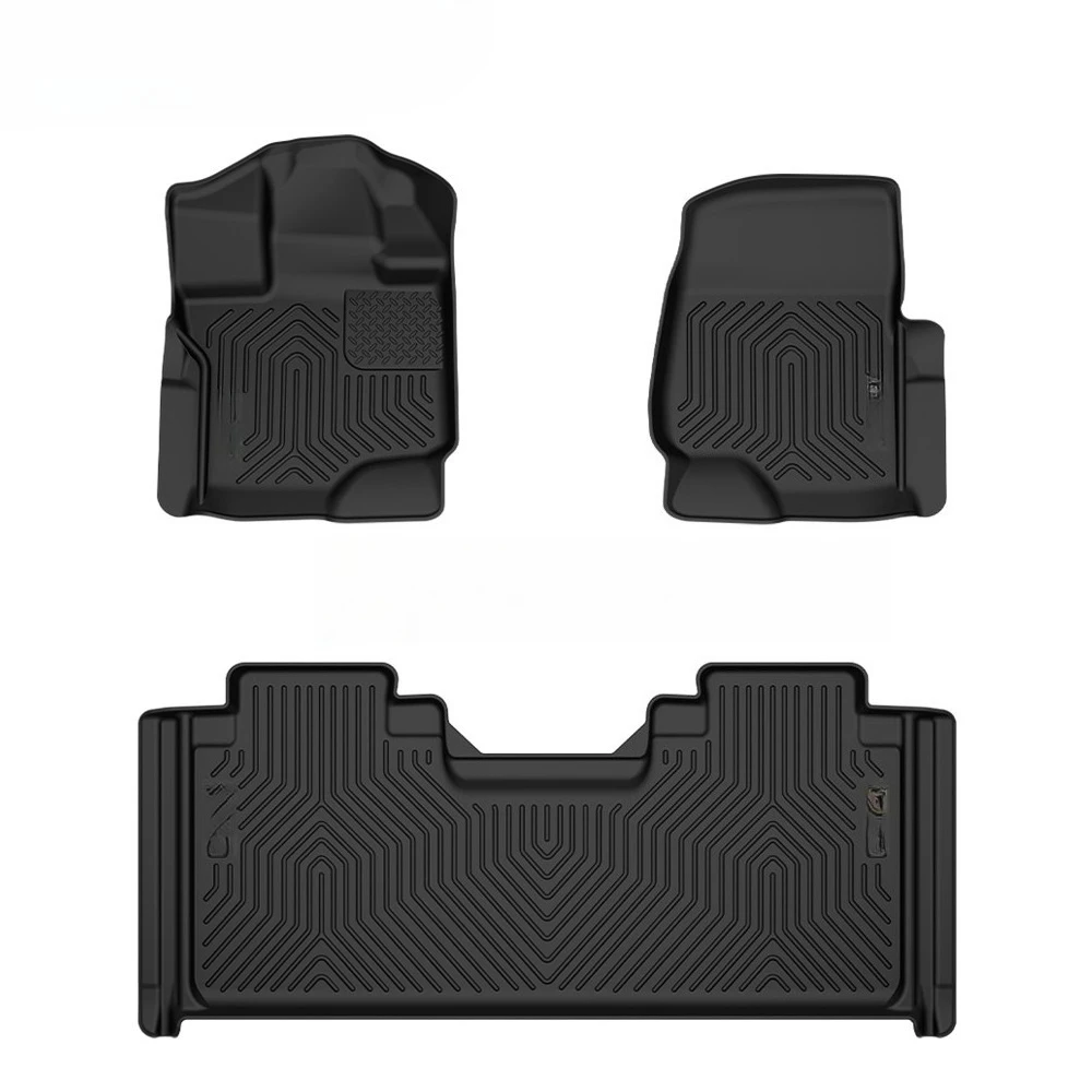 

All Weather TPE 3D Floor Mats Liners Black Fit For 2015-2025 Ford F150 Super Cab