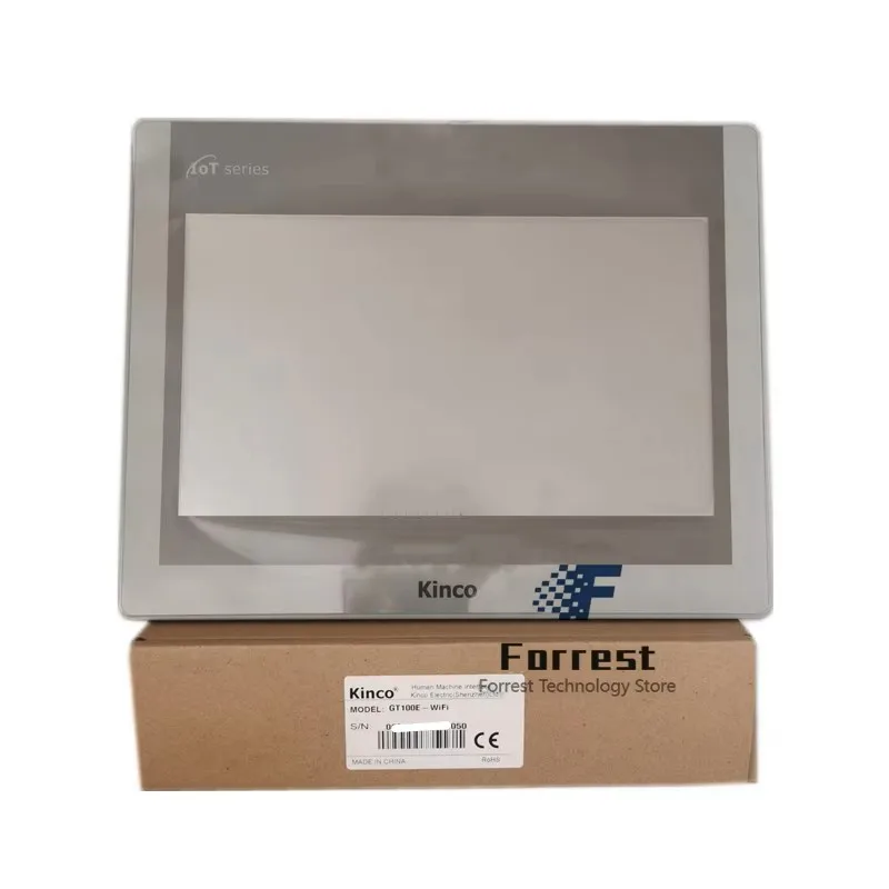 Kinco GT100E GT100E-WiFi GT100E-4G MT100 MT100E HMI 10 polegadas com interface Ethernet, tela de toque remoto