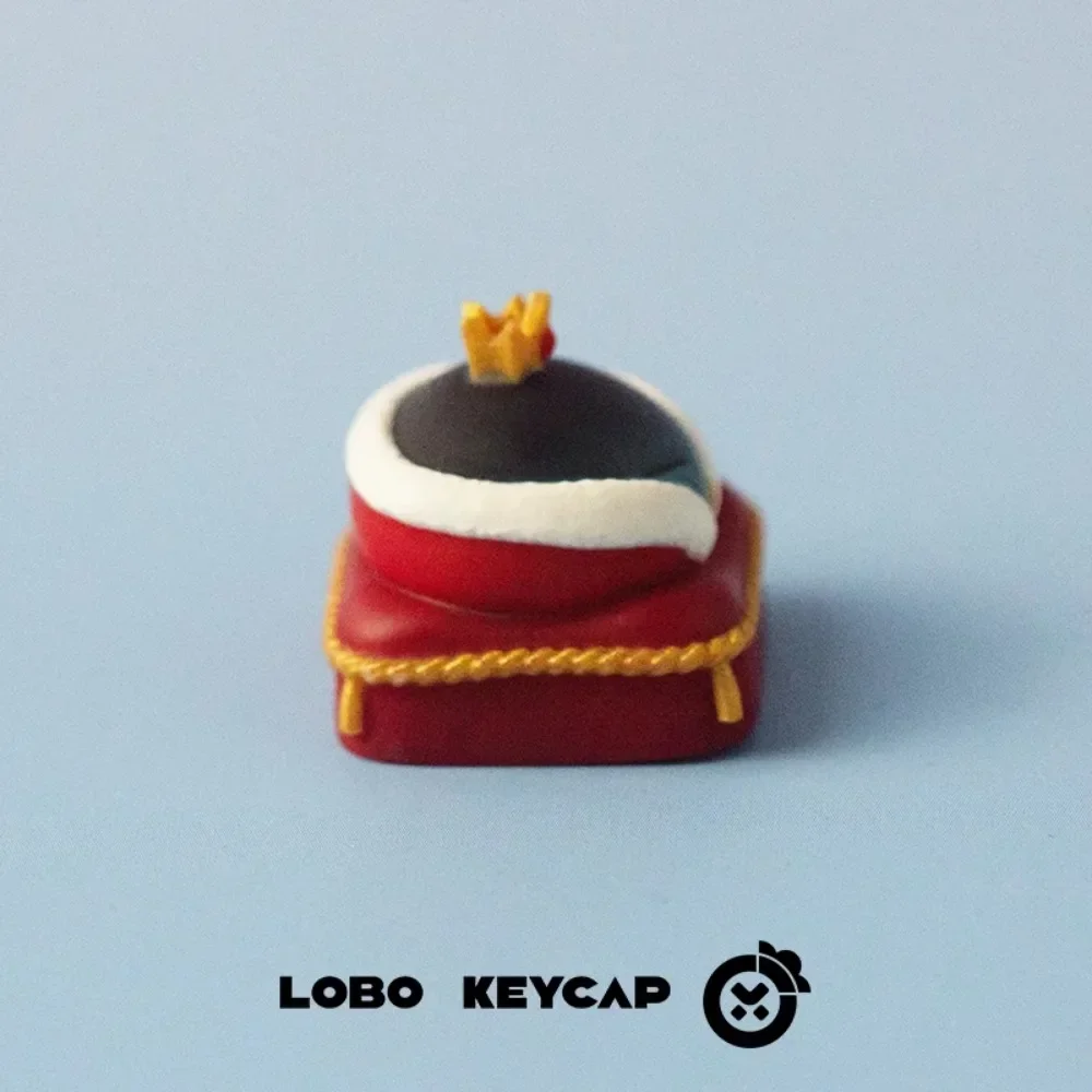 King SLM Theme Tastenkappe, individuelle Tastaturkappe aus Kunstharz, handgefertigte Tastenkappe für mechanisches Tastaturzubehör, 1UCherry MX Gift Lucky65V2