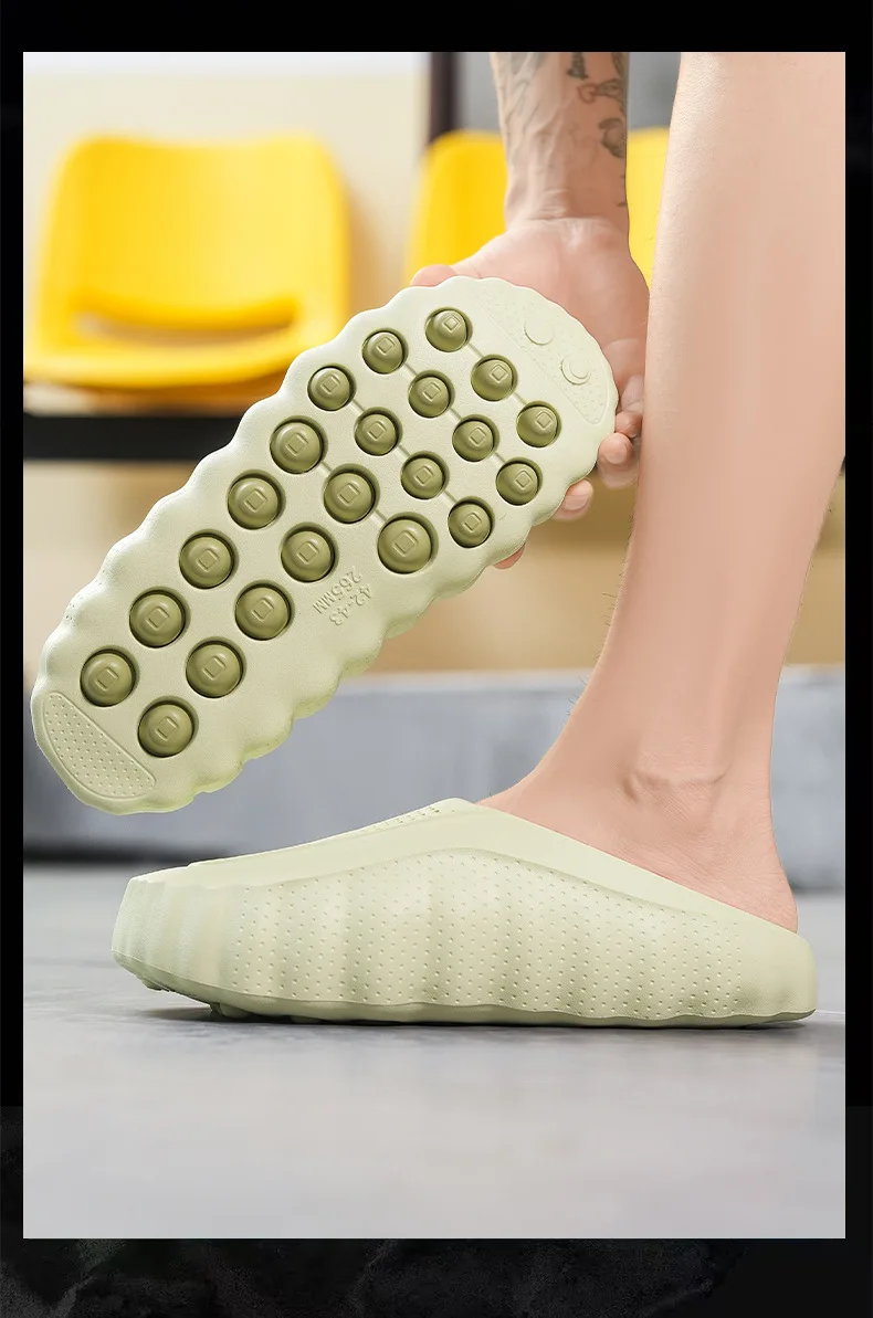 2026 Beliebte Baotou-Sandalen für Damen und Herren im Sommer, Dickbesohlte Massagepartikel, Sport-Lochschuhe, Outdoor-Strandsandalen – Detail 8