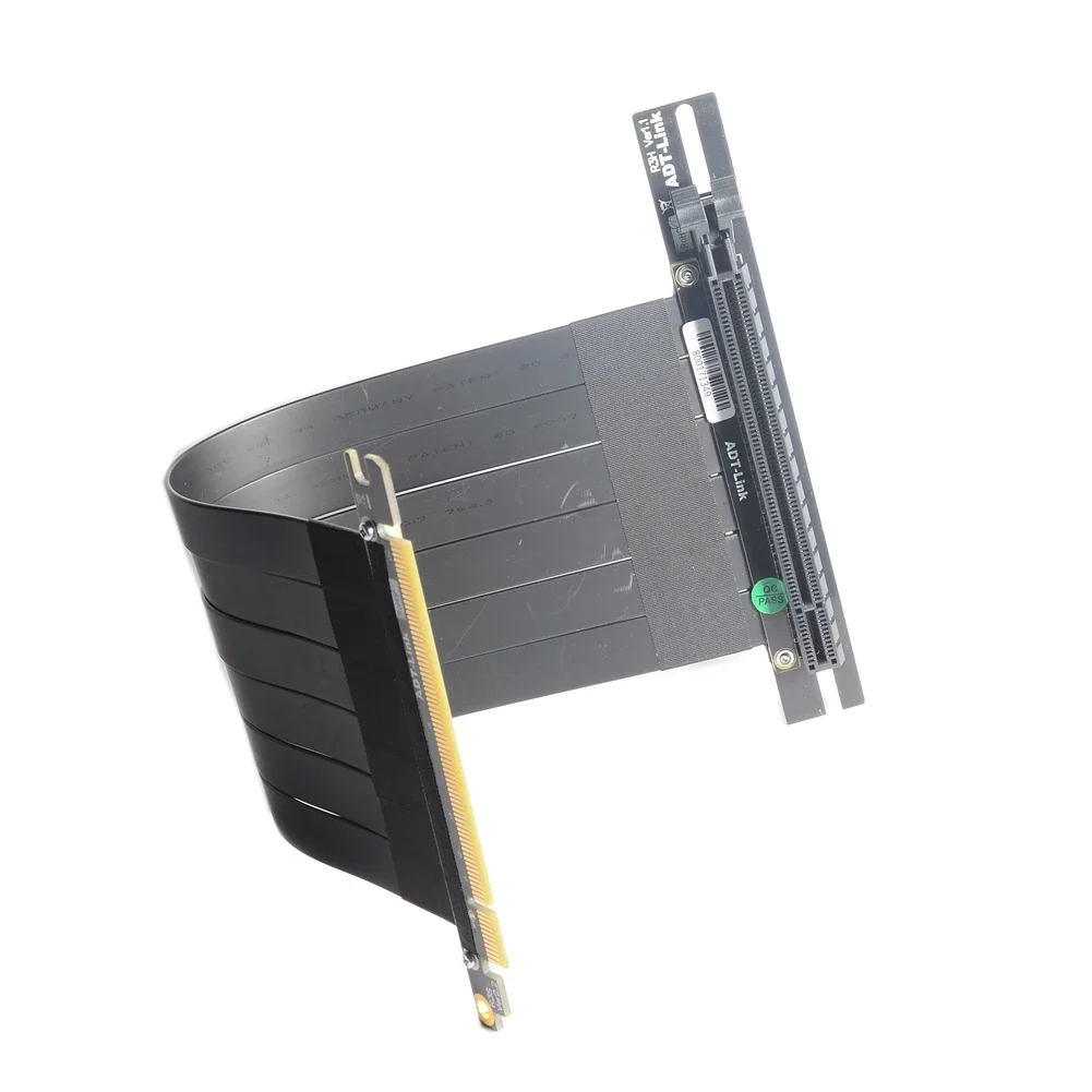 PCI- E 3.0 16X กราฟิกการ์ดแนวตั้ง Kickstand/ฐาน ATX กรณียืดหยุ่นสายเชื่อมต่อ Riser การ์ดขยายพอร์ตอะแดปเตอร์สําหรับ GPU
