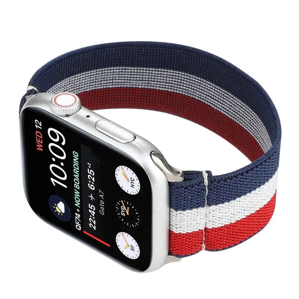 Scrunchie Strap for apple watch band 49/45/41/40/44mm iwatch 42/38mm women girl Stretchy bracelet series 5 4 3 2 7 se 8 ultra