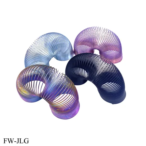 Imagen 1 del producto Círculo de arcoíris de Metal para niños, resortes divertidos, Círculo de ondas clásico, varios tamaños, multicolor, regalo para niños