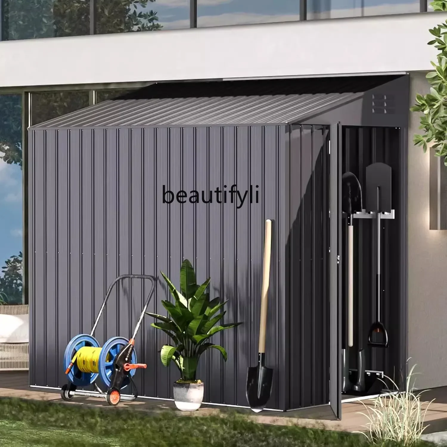 

cn8617 ss New style Mobile house assembly Detachable sundries Outdoor garden Sub-building roof Outdoor storage Storage room Cour