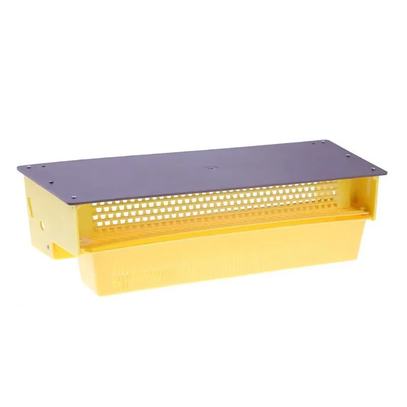 Hot Sale Beekeeping Plastic Pollen Trap Yellow with Removable Ventilated Collector Supplies Tools