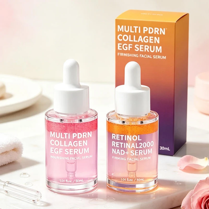 Korean Skincare PDRN Collagen EGF Serum  Hydrating Firming Nourishing Lightweight Non Sticky Fast Absorbing Radiance Smoothing