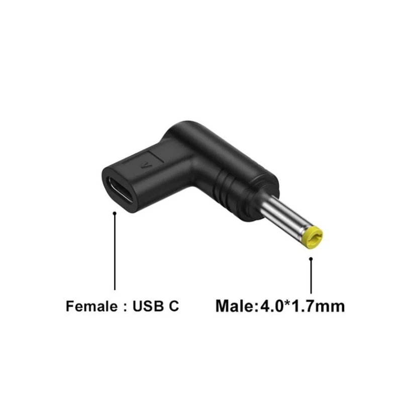 12V 15V 19,5V USB C Typ C PD zu DC Power Adapter Universal 3,5*1,35 5,5*2,5mm DC Jack Stecker Stecker für Router Tablet Kamera