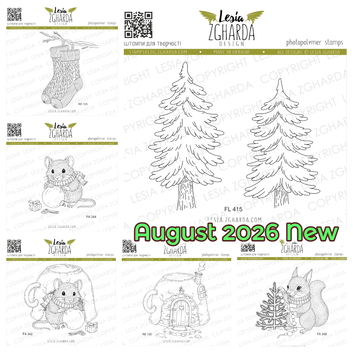 Backpack of Autumn Leaves Mouse by the Burrow Mug Stamps August 2026 New for DIY Scrapbook Make Cards Photo Handmade Decoration