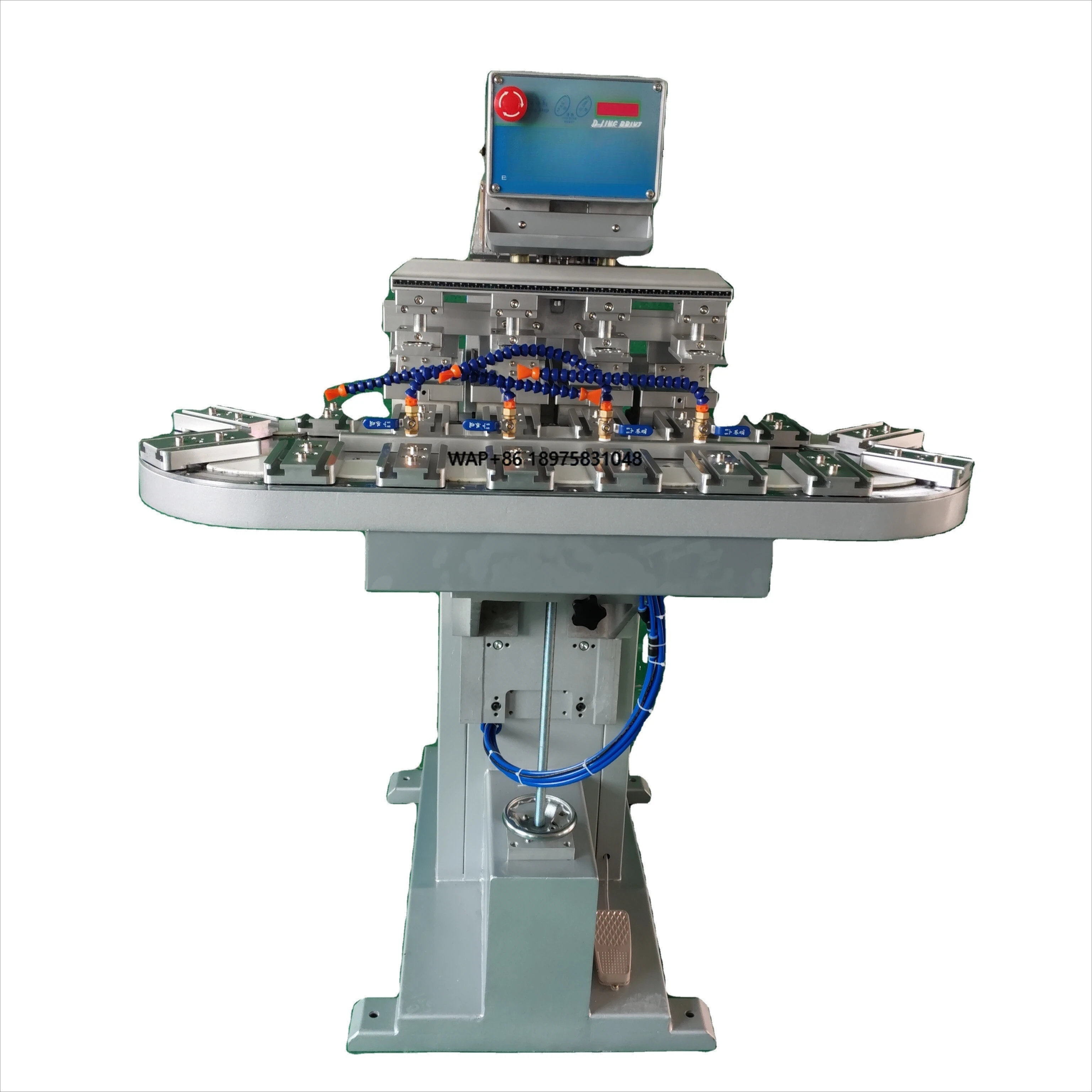 

Factory DirectSupply 4-Color Turret Pad Printing Machine -High Efficiency Batch Printing for Logos Patterns on Various Materials