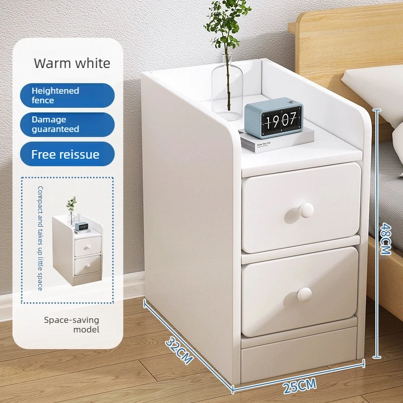 

Celebrity Bedside Table Simple Household Bedroom Bedside Locker Storage Rack With Drawers Creative Lockersturdy And Durable