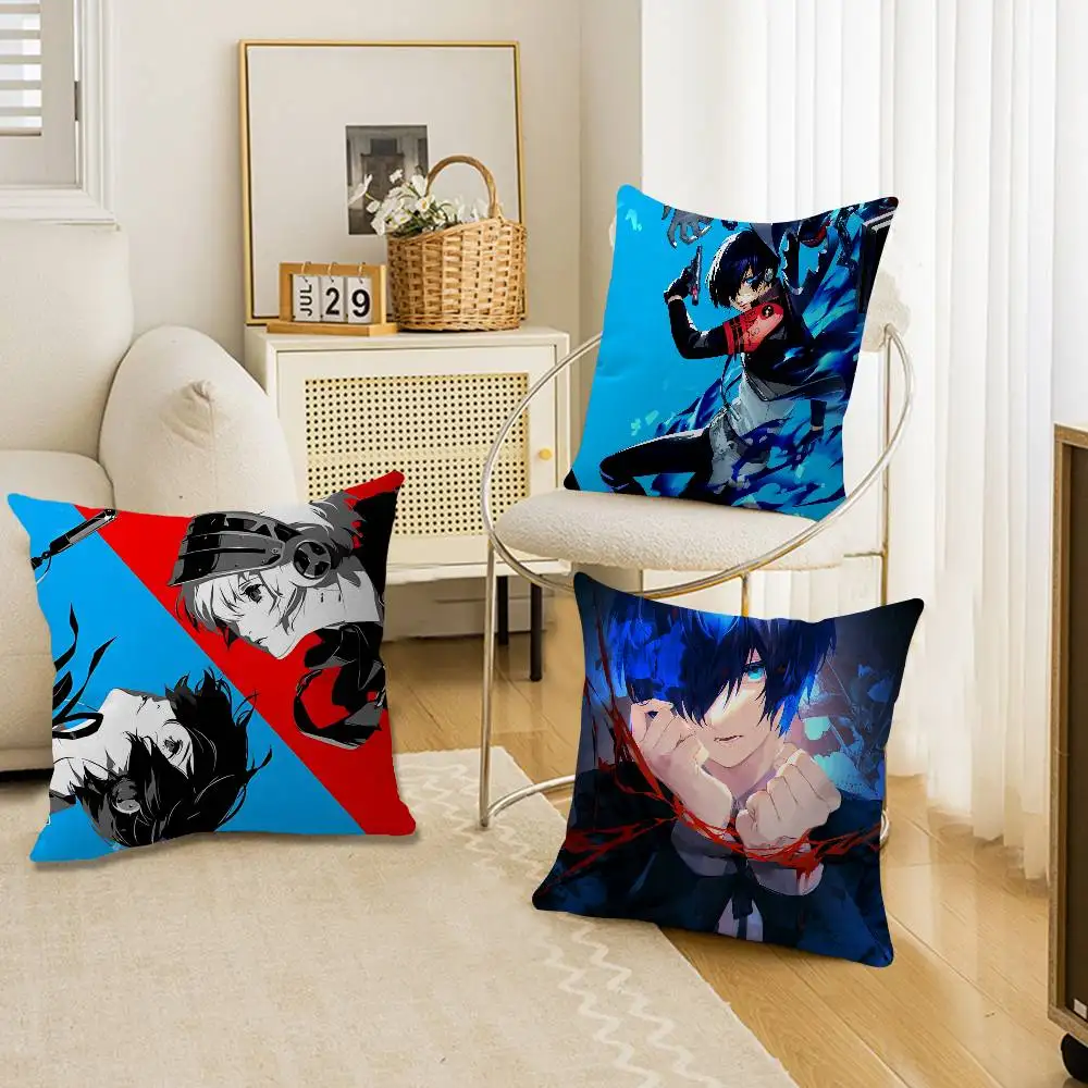 Game P-Persona 3 Personalized Pillow Cover Kids Bedroom Wild Party Decor Pillowcase kid Birthday shower Gift