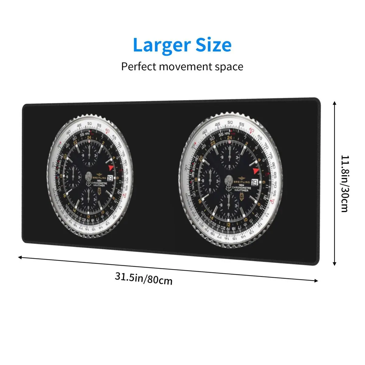 Large Mouse Pad Luxury Watch Face Gamer PC Laptop Mats Keyboard Carpet Computer Gaming Office Accessories Desk Mat