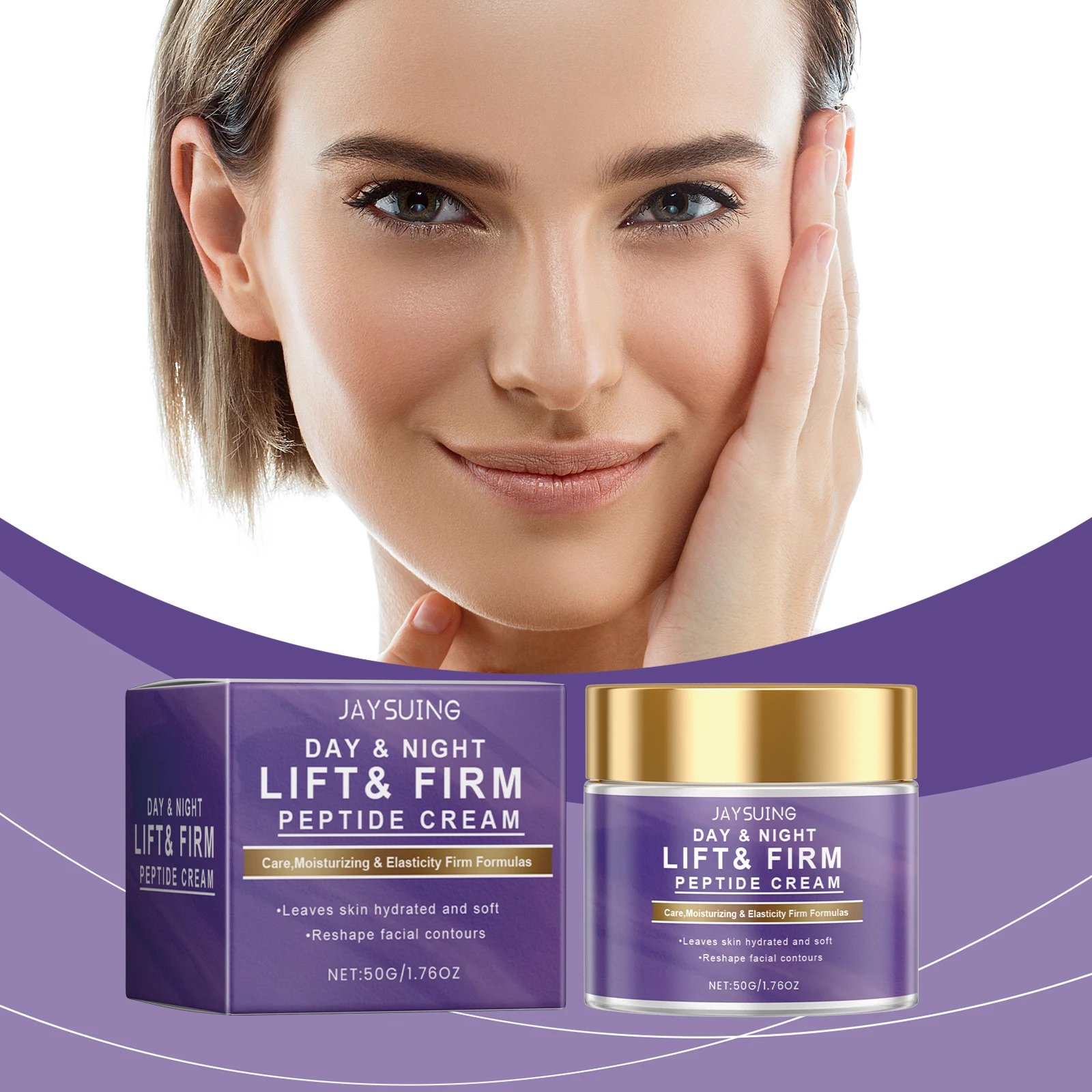 Day Night Care Face Cream Moisturizing Reduce Fine Lines Repair Barriers Increase Skin Elasticity Hyaluronic Acid Facial Cream