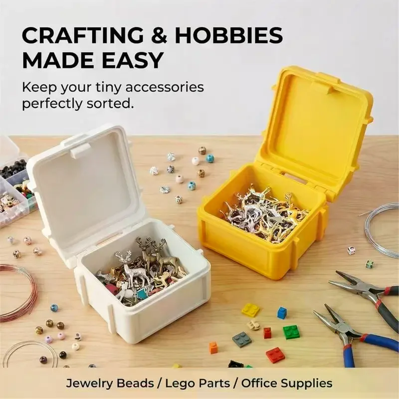 Small Hardware Storage Box Stackable Design Sealed Bayonet Box Specifically For Screws Nuts And Electronic Components