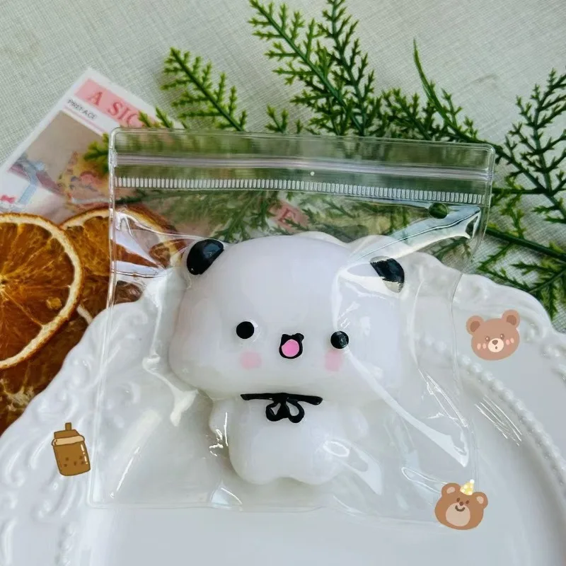 Urocze zabawki antystresowe Yier Bubu w kształcie pandy, gniotki, imitacja cementu, kwitnące, silikonowe zabawki redukujące stres.